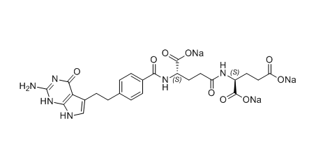 培美曲塞雜質(zhì)04,sodium ((S)-4-(4-(2-(2-amino-4-oxo-4,7-dihydro-1H-pyrrolo[2,3-d] pyrimidin-5-yl)ethyl)benzamido)-4-carboxylatobutanoyl)-L-glutamate