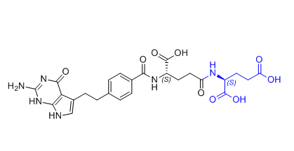 培美曲塞杂质04（单体）,(S)-2-((S)-4-(4-(2-(2-amino-4-oxo-4,7-dihydro-1H-pyrrolo[2,3-d]pyrimidin-5-yl)ethyl)benzamido)-4-carboxybutanamido)pentanedioic