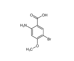 2-氨基-5-溴-4-甲氧基苯甲酸,2-Amino-5-bromo-4-methoxybenzoic acid