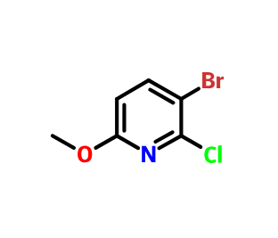 2-氯-3-溴-6-甲氧基吡啶,3-BROMO-2-CHLORO-6-METHOXYPYRIDINE