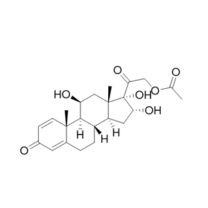 布地奈德杂质22,2-oxo-2-((8S,9S,10R,11S,13S,14S,16R,17S)-11,16,17-trihydroxy-10,13-dimethyl-3-oxo-6,7,8,9,10,11,12,13,14,15,16,17-dodecahydro-3H-cyclopenta[a]phenanthren-17-yl)ethyl acetate