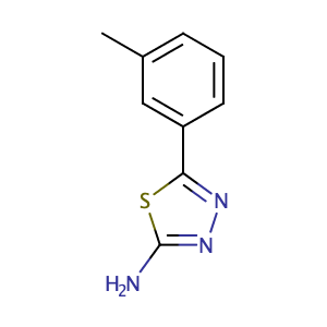 2-氨基-5-(3-甲基苯基)-1,3,4-噻二唑,5-M-Tolyl-[1,3,4]thiadiazol-2-ylaMine