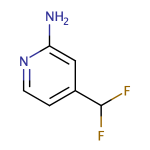 4-(二氟甲基)吡啶-2-胺,4-(Difluoromethyl)pyridin-2-amine