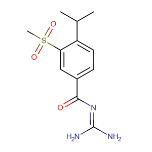 N-(二氨基亚甲基)-4-异丙基-3-(甲磺酰基)苯甲酰胺