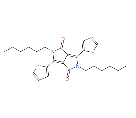 2,5-二己基-3,6-二（噻吩-2-基）吡咯并[3,4-c]吡咯-1,4（2H，5H）-二酮,2,5-dihexyl-3,6-di(thiophen-2-yl)pyrrolo[3,4-c] pyrrole-1,4(2H,5H)-dione