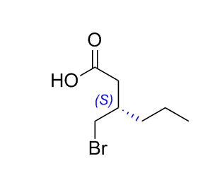 布瓦西坦杂质14,(S)-3-(bromomethyl)hexanoic acid