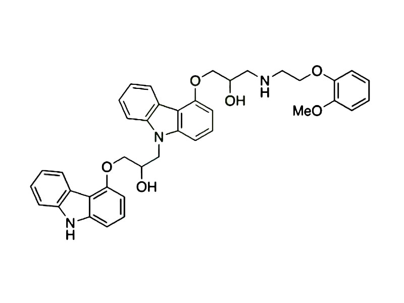 卡维地洛EP杂质D,[3-(9H-Carbazol-4-yloxy)-2-hydroxy]propyl Carvedilol