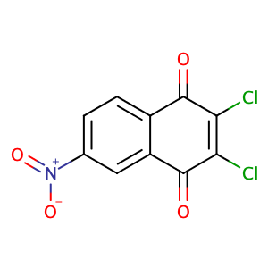 2,3-二氯-6-硝基-1,4-萘醌,2,3-Dichloro-6-nitronaphthalene-1,4-dione