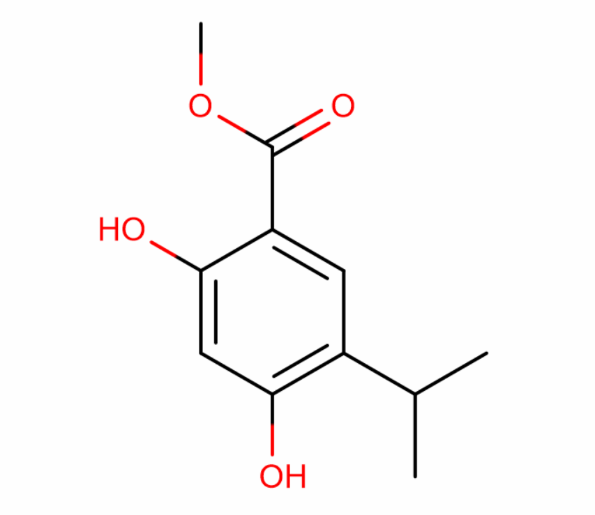 2,4-二羟基-5-异丙基苯甲酸甲酯,Methyl 2,4-dihydroxy-5-isopropylbenzoate