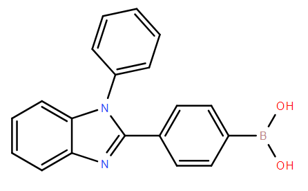 B-[4-(1-苯基-1H-苯并咪唑-2-基)苯基]-硼酸,Boronic acid, B-[4-(1-phenyl-1H-benzimidazol-2-yl)phenyl]-