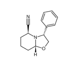 (3R,5S,8AR)-(-)-六氢-3-苯基-5H-噁唑[3,2-A]吡啶-5-甲腈,(-)-2-CYANO-6-PHENYLOXAZOLOPIPERIDINE