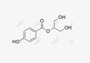 对羟基苯甲酸甘油酯2（布瓦西坦杂质）,1,3-dihydroxypropan-2-yl 4-hydroxybenzoate