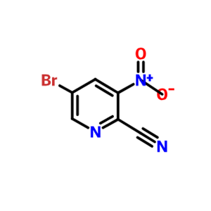 5-溴-2-氰基-3-硝基吡啶,5-Bromo-3-nitropyridine-2-carbonitrile