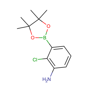 2-氯-3-(4,4,5,5-四甲基-1,3,2-二氧硼杂环戊烷-2-基)苯胺,2-Chloro-3-(4,4,5,5-tetramethyl-1,3,2-dioxaborolan-2-yl)aniline