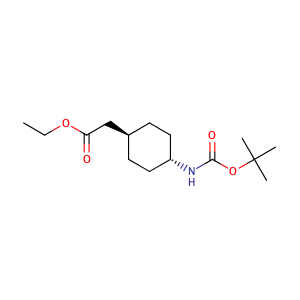 反式-2-[4-(BOC-氨基)环己基]乙酸乙酯,Ethyl trans-2-[4-(Boc-aMino)cyclohexyl]acetate