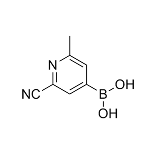 2-Methyl-6-cyanopyridine-4-boronic acid