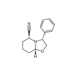 (3R,5S,8AR)-(-)-六氢-3-苯基-5H-噁唑[3,2-A]吡啶-5-甲腈,(-)-2-CYANO-6-PHENYLOXAZOLOPIPERIDINE