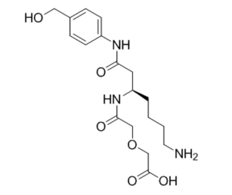 (R)-2-(2-((7-amino-1-((4-(hydroxymethyl)phenyl)amino)-1-oxoheptan-3-yl)amino)-2-oxoethoxy)acetic Acid