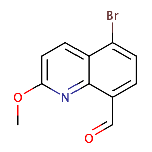 5-溴-2-甲氧基喹啉-8-甲醛,5-broMo-2-Methoxyquinoline-8-carbaldehyde