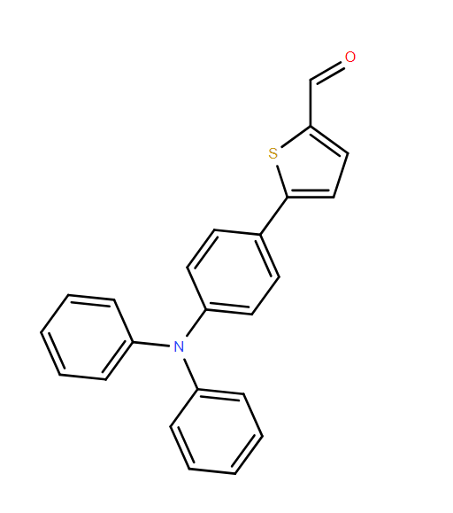 5-(4-(二苯基氨基)苯基)噻吩-2-甲醛,5-[4-(N-phenylanilino)phenyl]thiophene-2-carbaldehyde