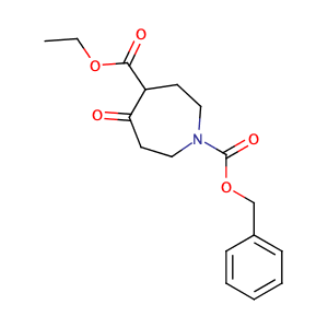 1-Cbz-5-氧代氮杂环庚烷-4-甲酸乙酯,Ethyl 1-Cbz-5-oxoazepane-4-carboxylate