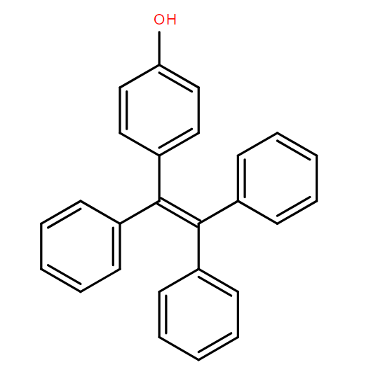 1-(4-羟基苯)-1,2,2-三苯乙烯,4-(1,2,2-triphenylethenyl)phenol