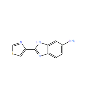 1H-Benzimidazol-6-amine,2-(4-thiazolyl)-,1H-Benzimidazol-6-amine,2-(4-thiazolyl)-