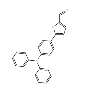 5-(4-(二苯基氨基)苯基)噻吩-2-甲醛,5-[4-(N-phenylanilino)phenyl]thiophene-2-carbaldehyde