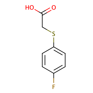 (4-氟苯基)硫代]乙酸,(4-Fluorophenyl)thio]acetic acid