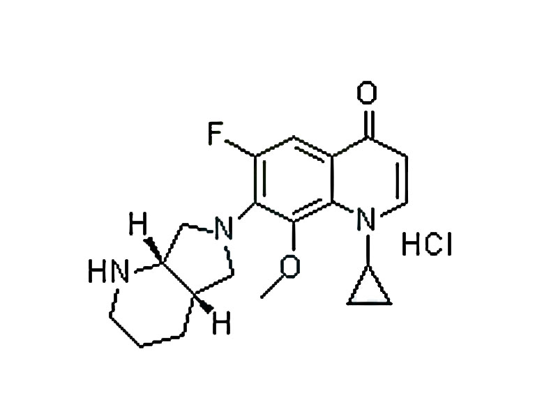 莫西沙星脱羧化合物,Decarboxy Moxifloxacin Impurity HCl