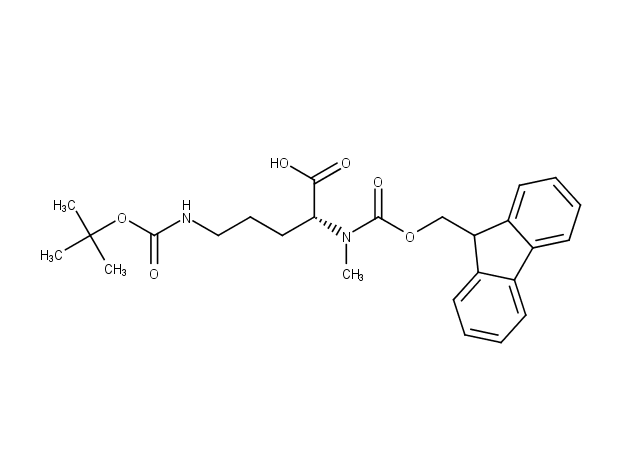 (2R)-2-[9H-fluoren-9-ylmethoxycarbonyl(methyl)amino]-5-[(2-methylpropan-2-yl)oxycarbonylamino]pentanoic acid