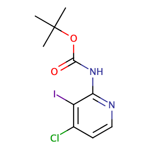 (4-氯-3-碘吡啶-2-基)氨基甲酸叔丁酯,tert-Butyl (4-chloro-3-iodopyridin-2-yl)carbamate