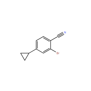 2-溴-4-环丙基苯 腈
