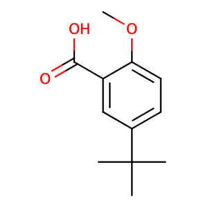 5-(叔丁基)-2-甲氧基苯甲酸