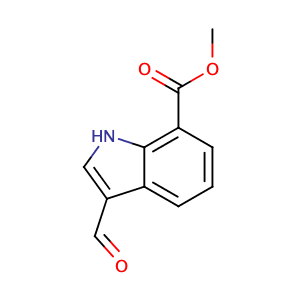 3-醛基-1H-吲哚-7-羧酸甲酯