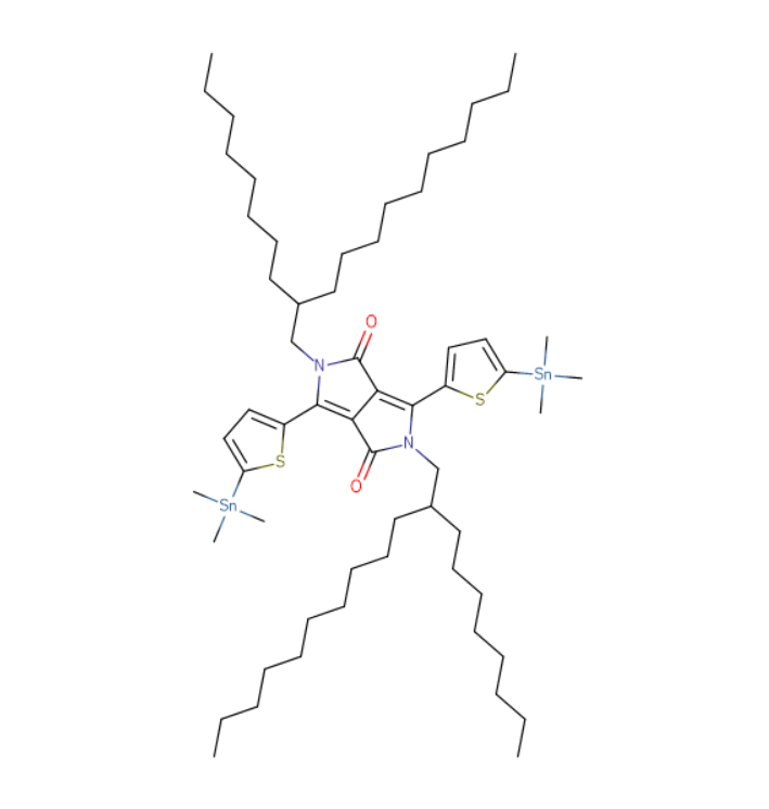 雙辛基十二烷基-雙三甲基錫-吡咯并吡咯二酮