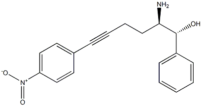 (1R,2R)-2-amino-6-(4-nitrophenyl)-1-phenylhex-5-yn-1-ol,(1R,2R)-2-amino-6-(4-nitrophenyl)-1-phenylhex-5-yn-1-ol