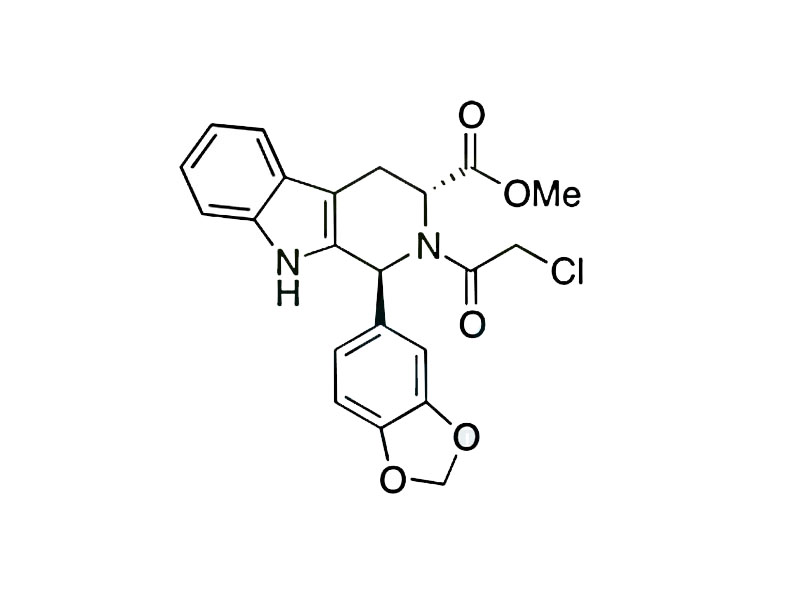 他达拉非中间体II 非对映异构体I,(1S,3R)-1-Benzo[1,3]dioxol-5-yl-2-(2-chloro-acetyl)-2,3,4,9-tetrahydro-1H-b-carboline-3-carboxylic Acid Methyl Ester