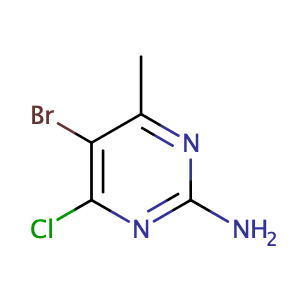 5-溴-4-氯-6-甲基嘧啶-2-胺