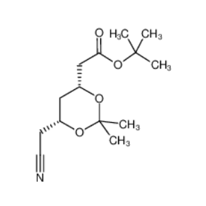 (4R-cis)-6-氰甲基-2,2-二甲基-1,3-二氧六环-4-乙酸叔丁酯,(4R,6R)-tert-Butyl-6-cyanomethyl-2,2-dimethyl-1,3-dioxane-4-acetate