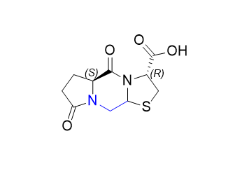 匹多莫德杂质01,(3R,5aS)-5,8-dioxooctahydro-5H-pyrrolo[1,2-a]thiazolo[3,2-d]pyrazine-3-carboxylic acid