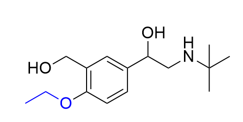 沙丁醇胺杂质21,2-(tert-butylamino)-1-(4-ethoxy-3-(hydroxymethyl)phenyl)ethanol