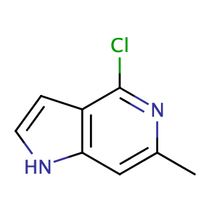 4-氯-6-甲基-5-氮杂吲哚,1H-Pyrrolo[3,2-c]pyridine, 4-chloro-6-Methyl-