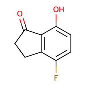 4-氟-7-羟基-2,3-二氢-1H-茚-1-酮,4-Fluoro-7-hydroxy-2,3-dihydro-1H-inden-1-one