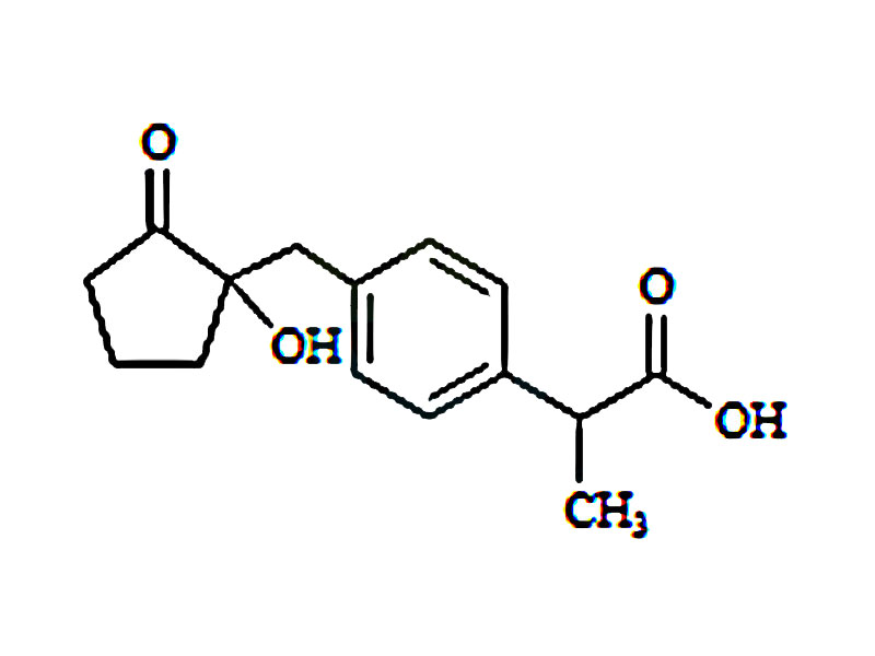 2-{4-[（1-羟基-2-氧代环戊基）甲基]苯基}丙酸,Loxoprofen Related Compound 2