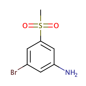 3-溴-5-(甲基磺酰基)苯胺,3-Bromo-5-(methylsulfonyl)aniline