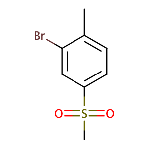 2-溴-1-甲基-4-(甲基磺酰基)苯,2-Bromo-4-(methylsulfonyl)toluene