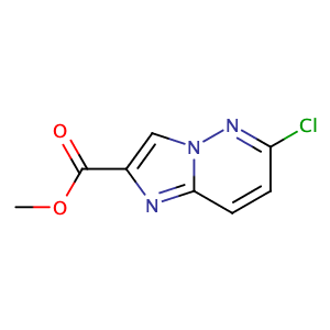 6-氯咪唑并[1,2-b]哒嗪-2-羧酸甲酯,Methyl 6-chloroimidazo[1,2-b]pyridazine-2-carboxylate