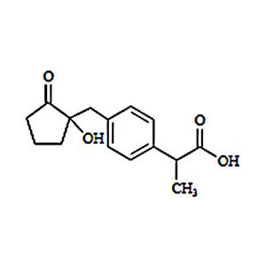 2-{4-[（1-羟基-2-氧代环戊基）甲基]苯基}丙酸
