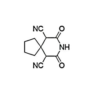β,β-四亚甲基-α, α-二氰基戊二酰亚胺